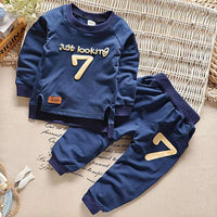 2-piece Letter Pattern Suit for Children Boy - PrettyKid