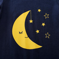 Moon Clouds Pattern Bodysuit for Baby Wholesale children's clothing - PrettyKid