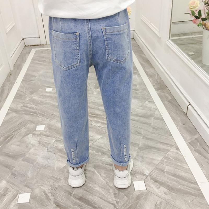 Kid Girl Casual Denim Pants - PrettyKid