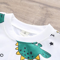 Toddler Boy Bear Pattern Long Sleeves T-shirt - PrettyKid