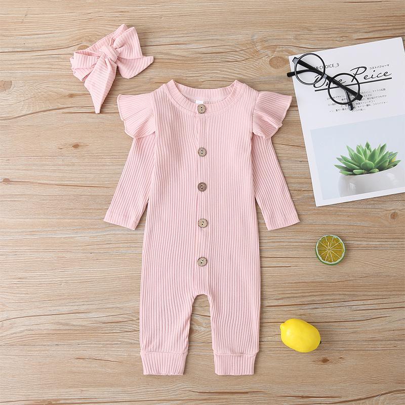 Solid Jumpsuit for Baby Girl - PrettyKid