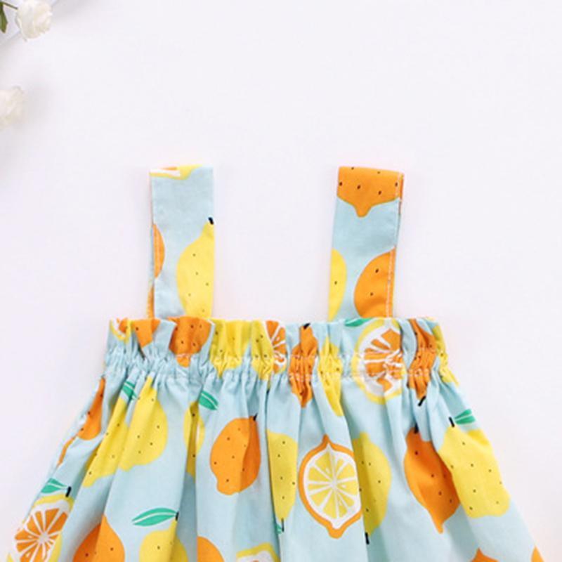 Baby Girl 2pcs Floral Pattern Summer Suit Cami Top & Shorts - PrettyKid