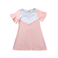 Toddler Girl Color-block Dress - PrettyKid