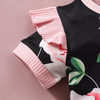 Baby Girl Ruffle Floral Bodysuit - PrettyKid