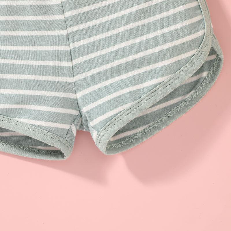 Toddler Boy Striped T-shirt & Shorts - PrettyKid