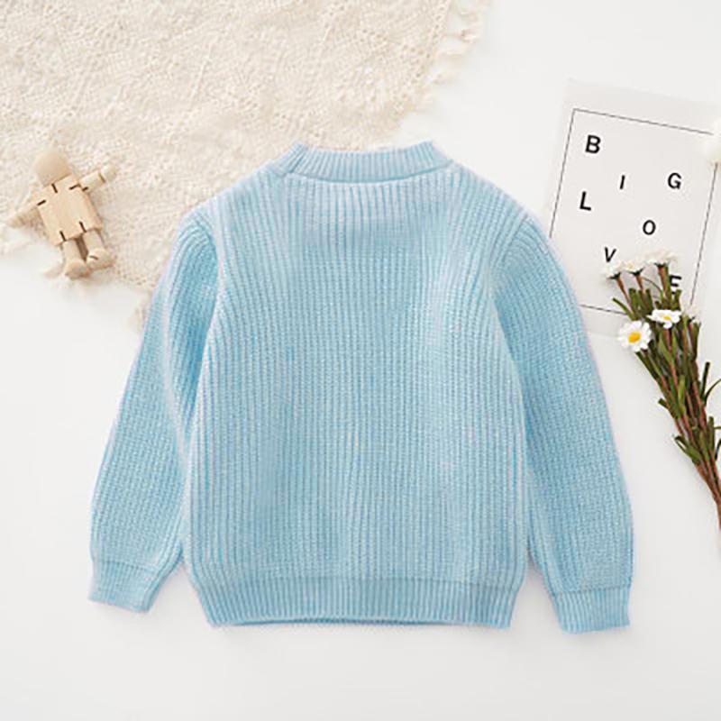 Bowknot Pattern Sweater for Toddler Girl - PrettyKid