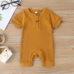 Baby Solid Pattern Bodysuit - PrettyKid