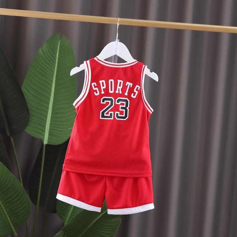 2 Pieces Basketball Tank & Shorts for Children Boy - PrettyKid