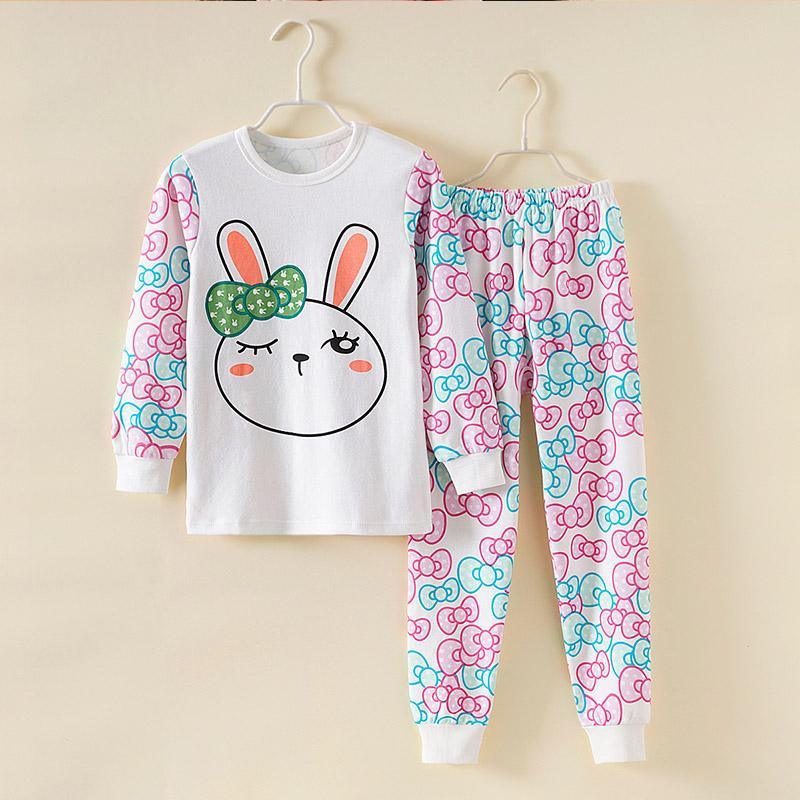 2-piece Cartoon Pattern Pajamas Sets for Girl - PrettyKid