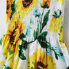 Toddler Girl Sunflower Pattern Summer Cami Dress Wholesale Children's Clothing - PrettyKid