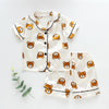 2-piece Animal Pattern Pajamas for Toddler Boy - PrettyKid