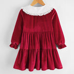 Velvet Dress for Toddler Girl - PrettyKid