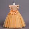 3-12Y Kid Girl Flutter Sleeve Meah Party Dresses Wholesale Girls Fashion Clothes - PrettyKid