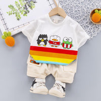 2-piece Three Small Animal Pattern Suit for Children Boy - PrettyKid