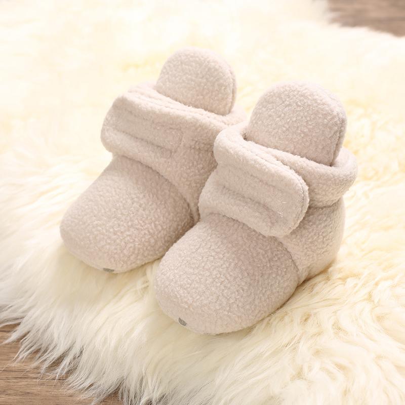 Velcro Design Cotton Fabric Shoes for Baby - PrettyKid