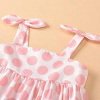 Toddler Girl Polka Dot Cami Dress - PrettyKid