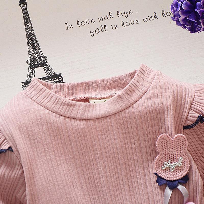 Net Yarn Patchwork Knitted Long-sleeve Dress Wholesale children's clothing - PrettyKid