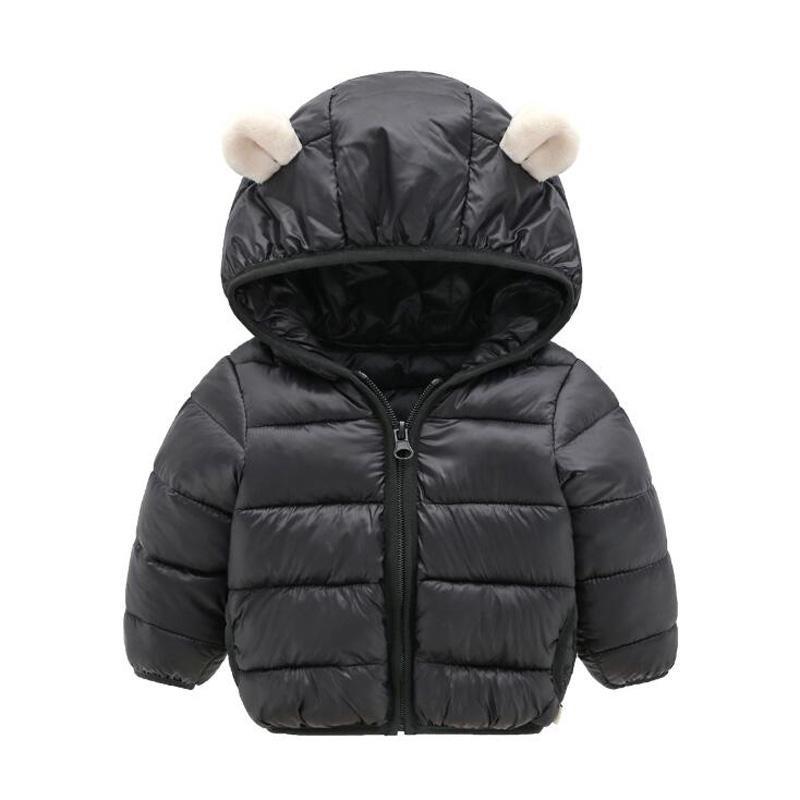 Solid Cartoon Design Puffer Jacket for Children Boy - PrettyKid