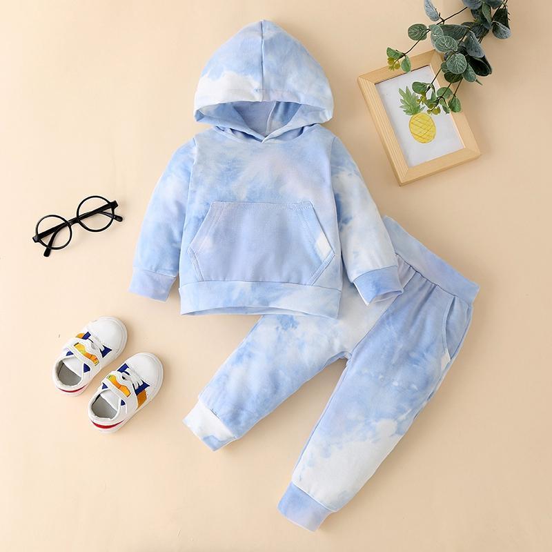 2-piece Tie dye Hoodie & Pants for Baby - PrettyKid