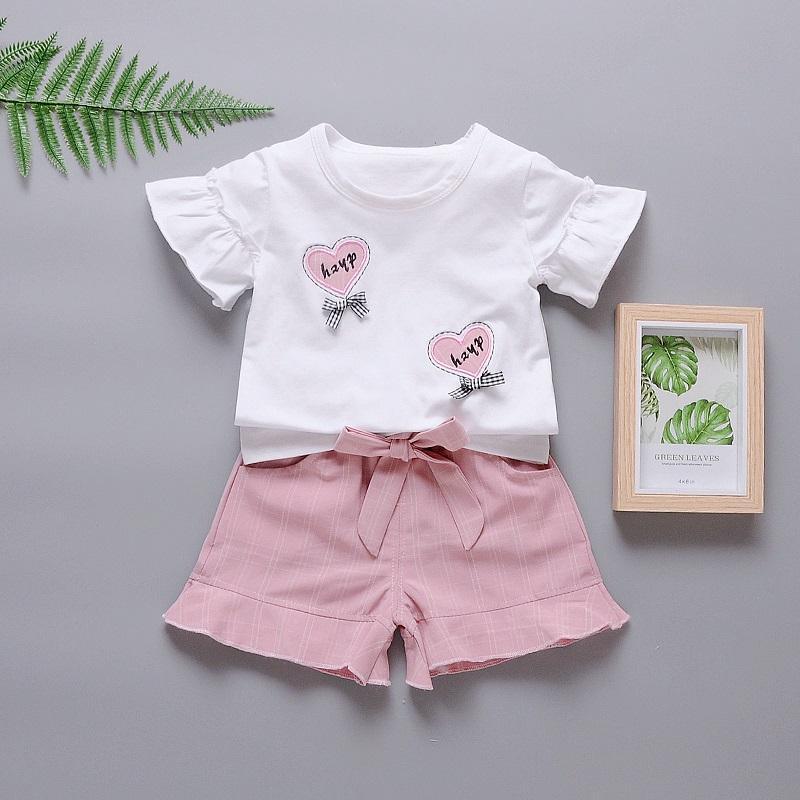 2-piece T-shirt & Shorts for Toddler Girl - PrettyKid