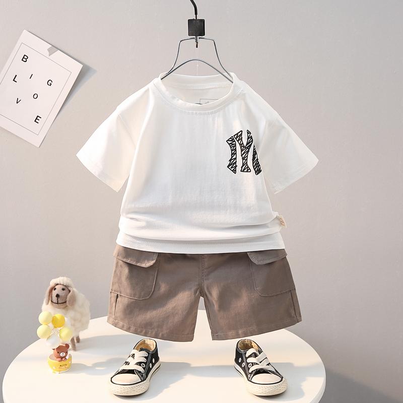 Grow Boy Loose T-shirt & Big Pocket Shorts - PrettyKid