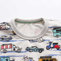 Vehicle Printed Sweatpants for Children Boy - PrettyKid