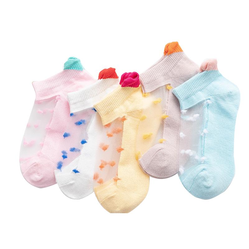 5-piece Cartoon Pattern Breathable Socks for Baby Wholesale children's clothing - PrettyKid