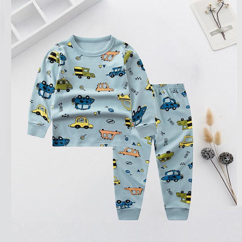 2-piece Cartoon Pattern Pajamas Sets for Children Boy - PrettyKid