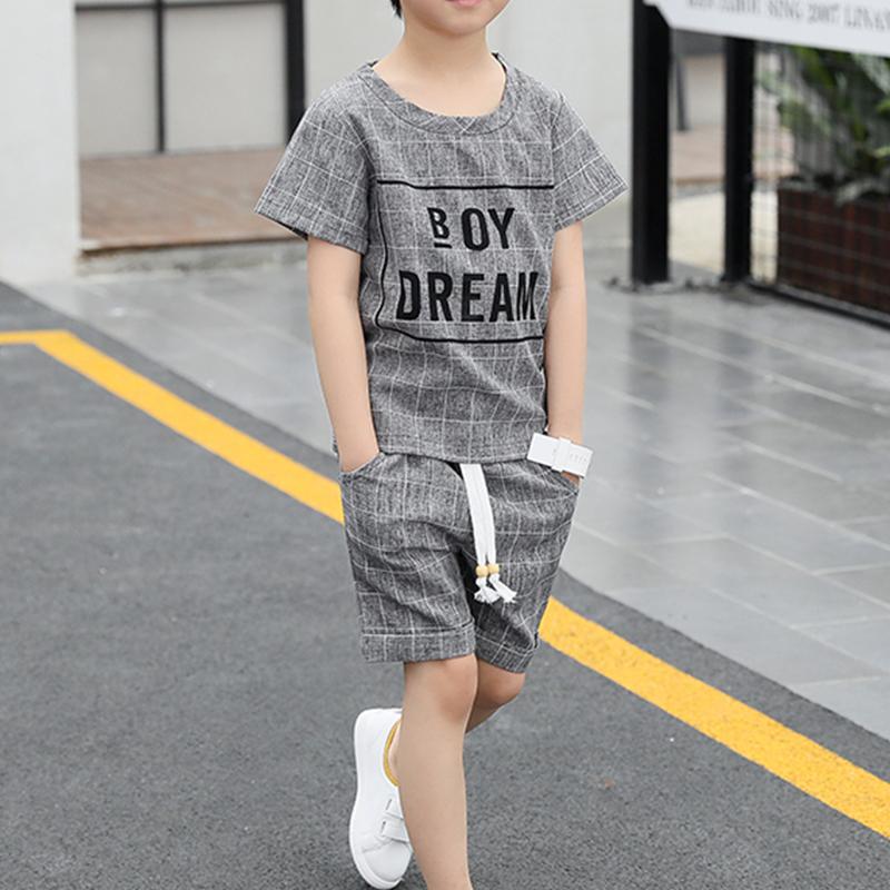 Letter Printed Set for Boy - PrettyKid