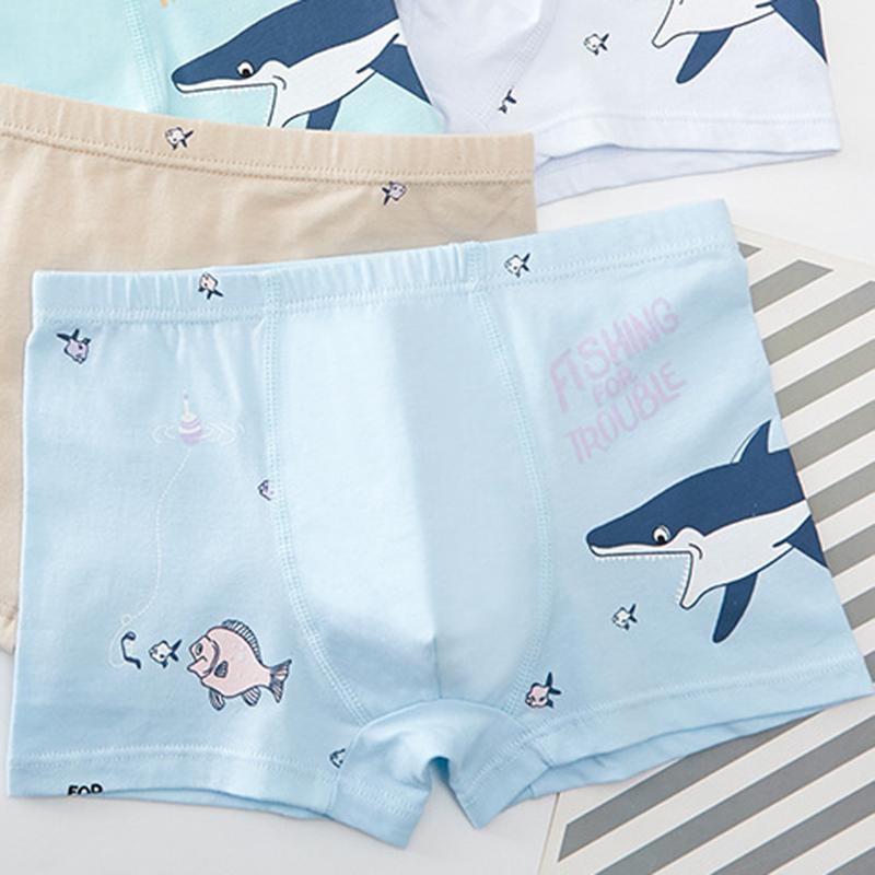 Toddler Boy 5pcs Shark Pattern Panties Children's Clothing - PrettyKid