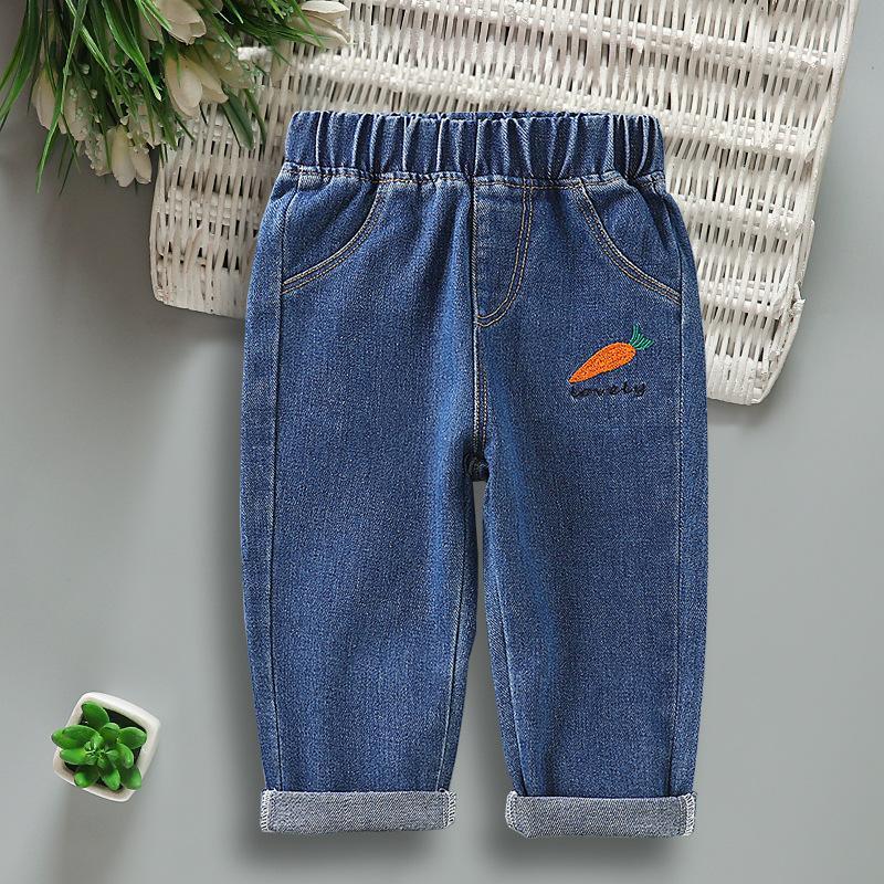 Casual Solid Jeans for Toddler Girl - PrettyKid