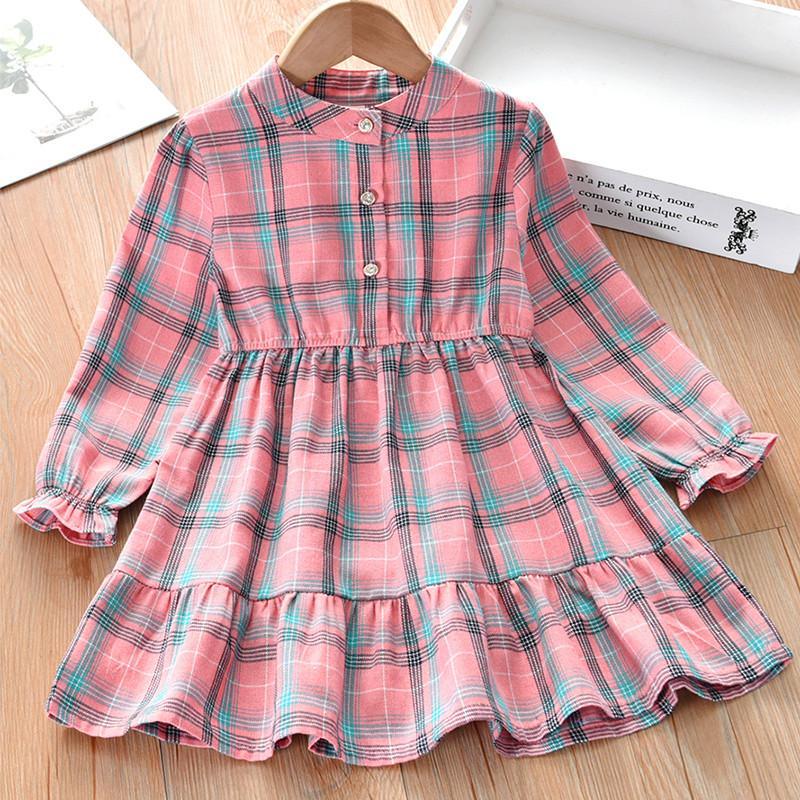 Plaid Dress for Girl Children's Clothing - PrettyKid