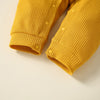 Wholesale Baby Solid Color Hooded Long-sleeved Long-leg Romper in Bulk - PrettyKid
