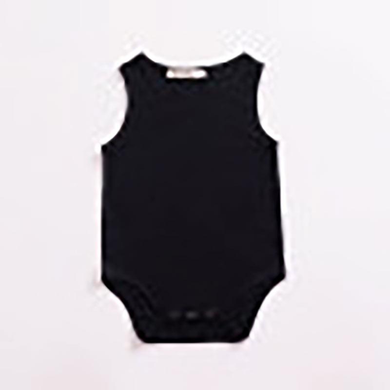 Baby Solid Color Sleeveless Ribbed Bodysuit - PrettyKid