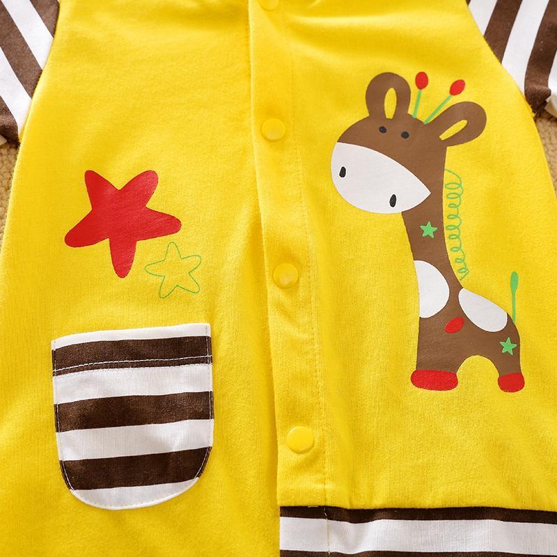 Animal Giraffe Pattern Bodysuit for Baby Wholesale children's clothing - PrettyKid