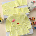 2-piece Bear Pattern Suit for Baby Girl - PrettyKid