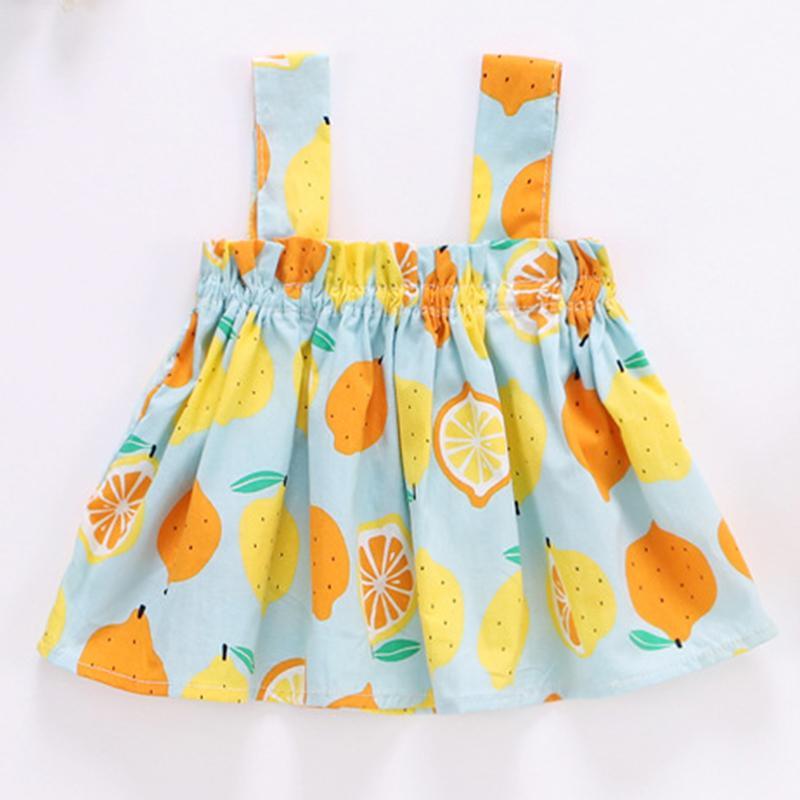 Baby Girl 2pcs Floral Pattern Summer Suit Cami Top & Shorts - PrettyKid