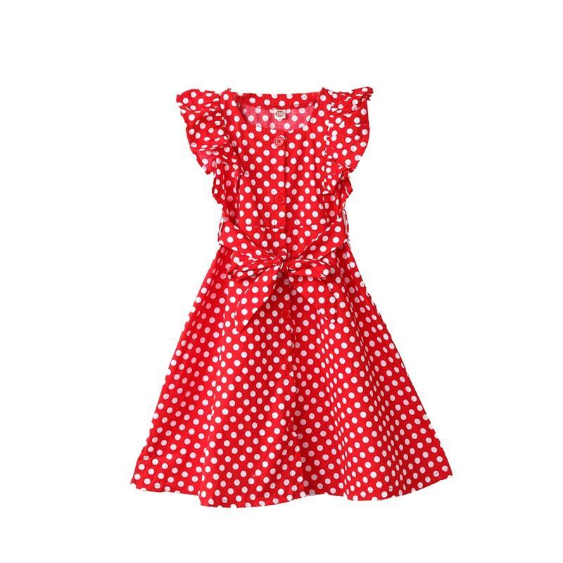 Toddler Girl Polka Dot Dress - PrettyKid