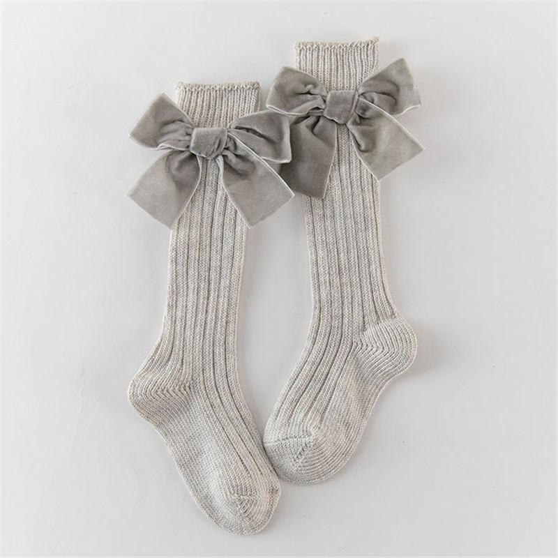 Bowknot Stockings for Toddler Girl - PrettyKid