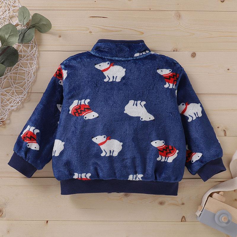 Fleece-lined Coat for Baby Boy - PrettyKid