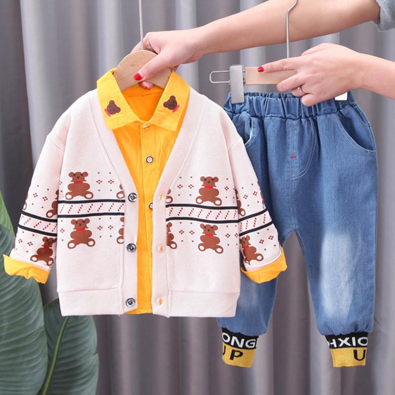 3-piece Coat & Shirt & Pants for Children Boy - PrettyKid