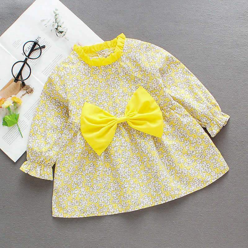 Bowknot Dress for Toddler Girl Wholesale Children's Clothing - PrettyKid