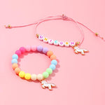 2-Pieces Resin Cute Children's bracelet - PrettyKid