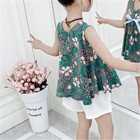 2-piece Sleeveless T-shirt & Shorts for Girl - PrettyKid