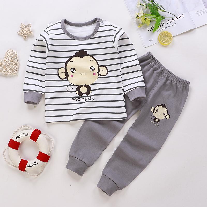 2-piece Cartoon Design Pajamas Sets for Toddler Boy Children's Clothing - PrettyKid