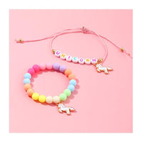 2-Pieces Resin Cute Children's bracelet - PrettyKid