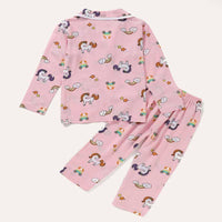 Animal Pattern Pajamas Sets for Toddler Girl - PrettyKid