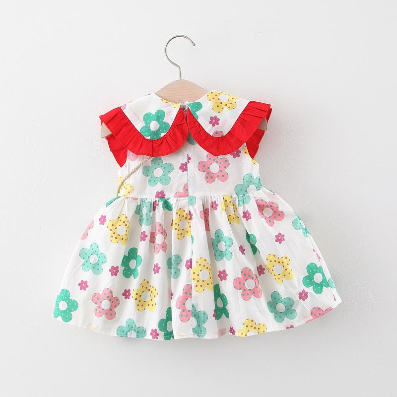 Watermelon Pattern Dress for Baby Girl - PrettyKid