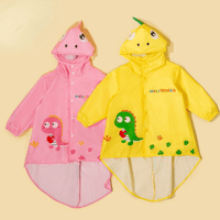 Children's Raincoat Cartoon Dinosaur Cloak-style Rain Gear Kids Clothing Distributor - PrettyKid