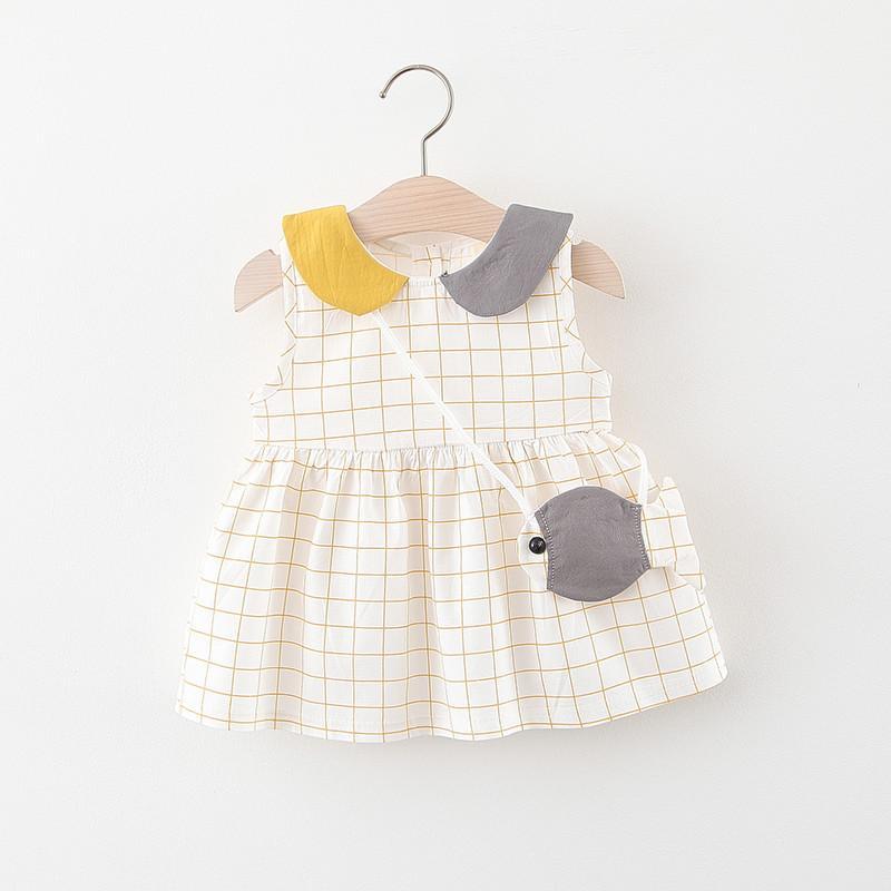 Grow Girl Cute Plaid Dress - PrettyKid